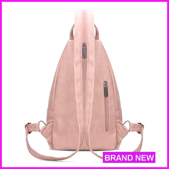 Convertible Sling Backpack Daypack with Anti-Theft Pocket for Hiking Travel